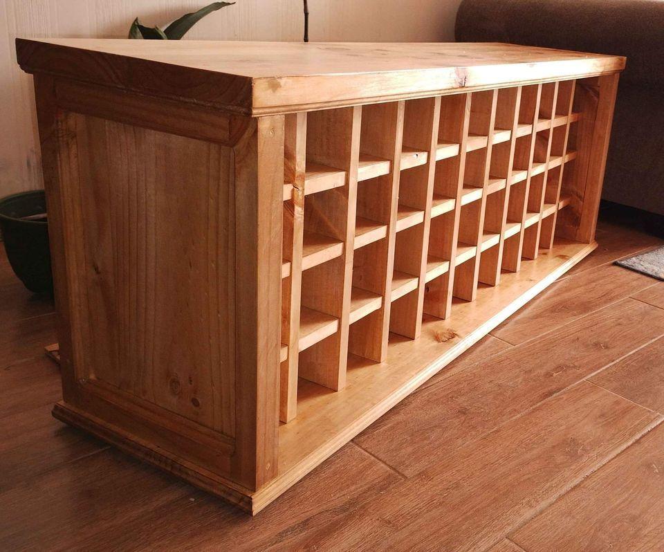 Cava Horizontal 44 Botellas. 100% Madera maciza-2