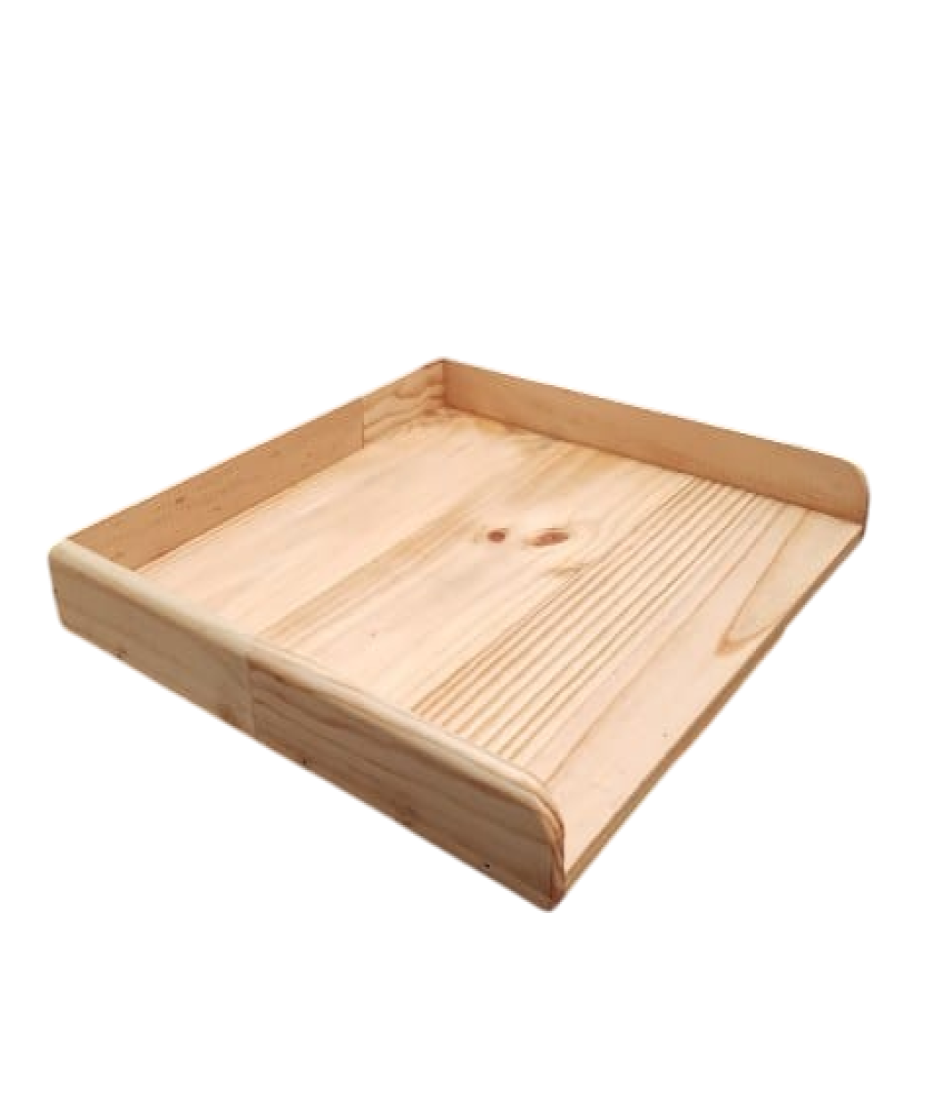 Tabla Amasar Batea Artesa Cuadrada Curada 45 X 45 Cm -0