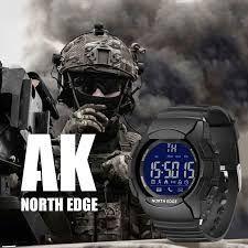 Smartwatch North Edge Ak Sport 45mm Abs Silicona Bluetooth Negro Deportivo Negro Negro-2