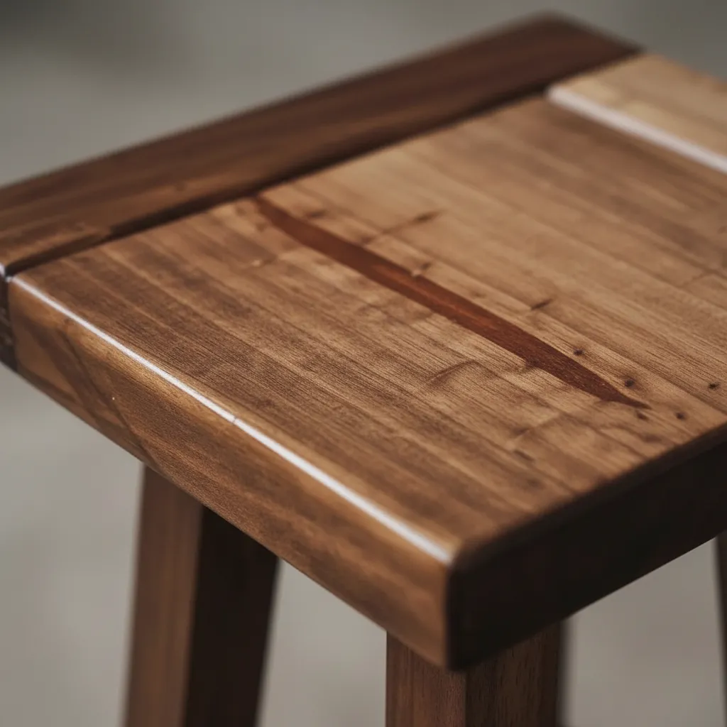 4 Unidades Taburete O Piso Madera sin Respaldo Bar O Cocina Modelo Wemul-2