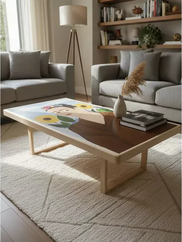 Cubierta Madera Para Mueble Pintada Vitrificada-3