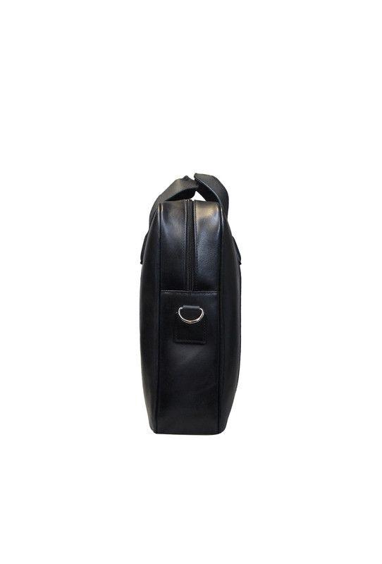 Maletin  100% cuero natural negro Londres Craftmen-3