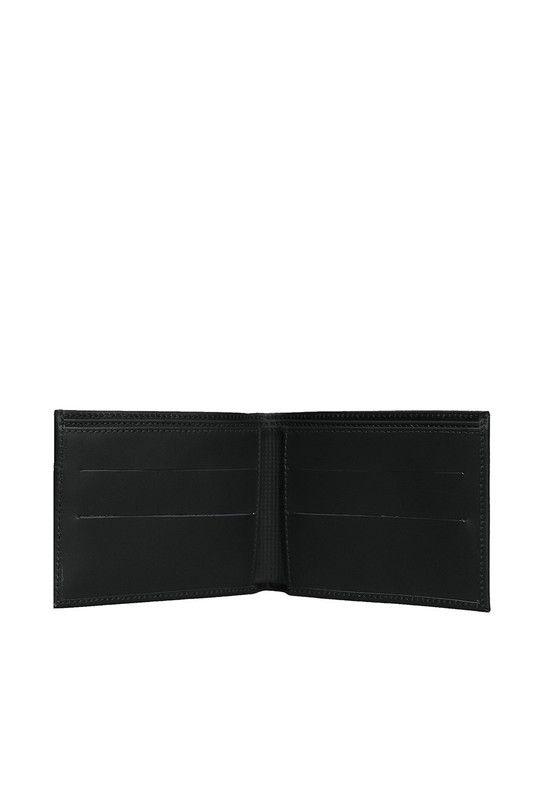 Billetera con tarjetero 100% cuero natural negro Cox Craftmen-2
