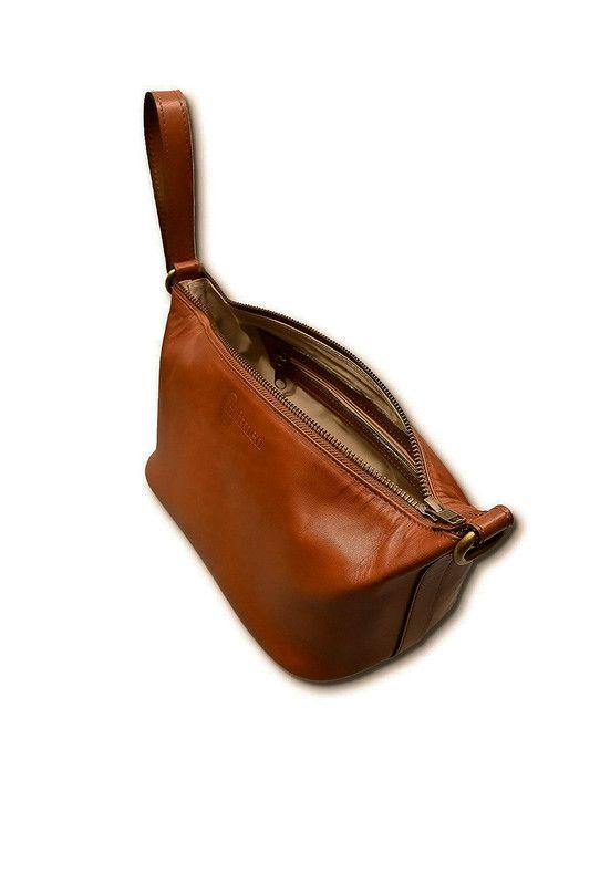 Neceser de cuero Dundee Brandy Craftmen-3