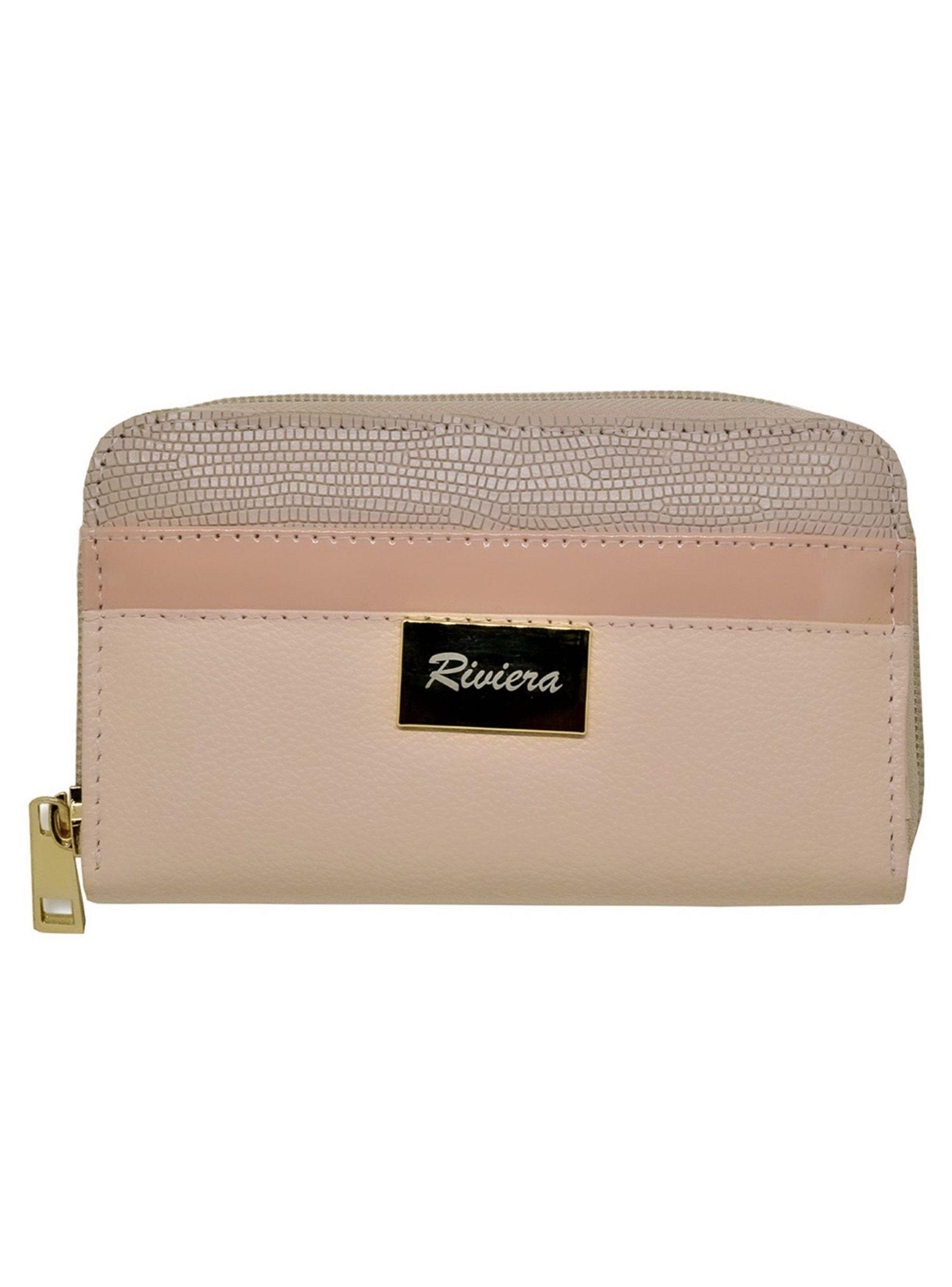 Billetera Mujer 100% Cuero Natural Genuino Nude-0