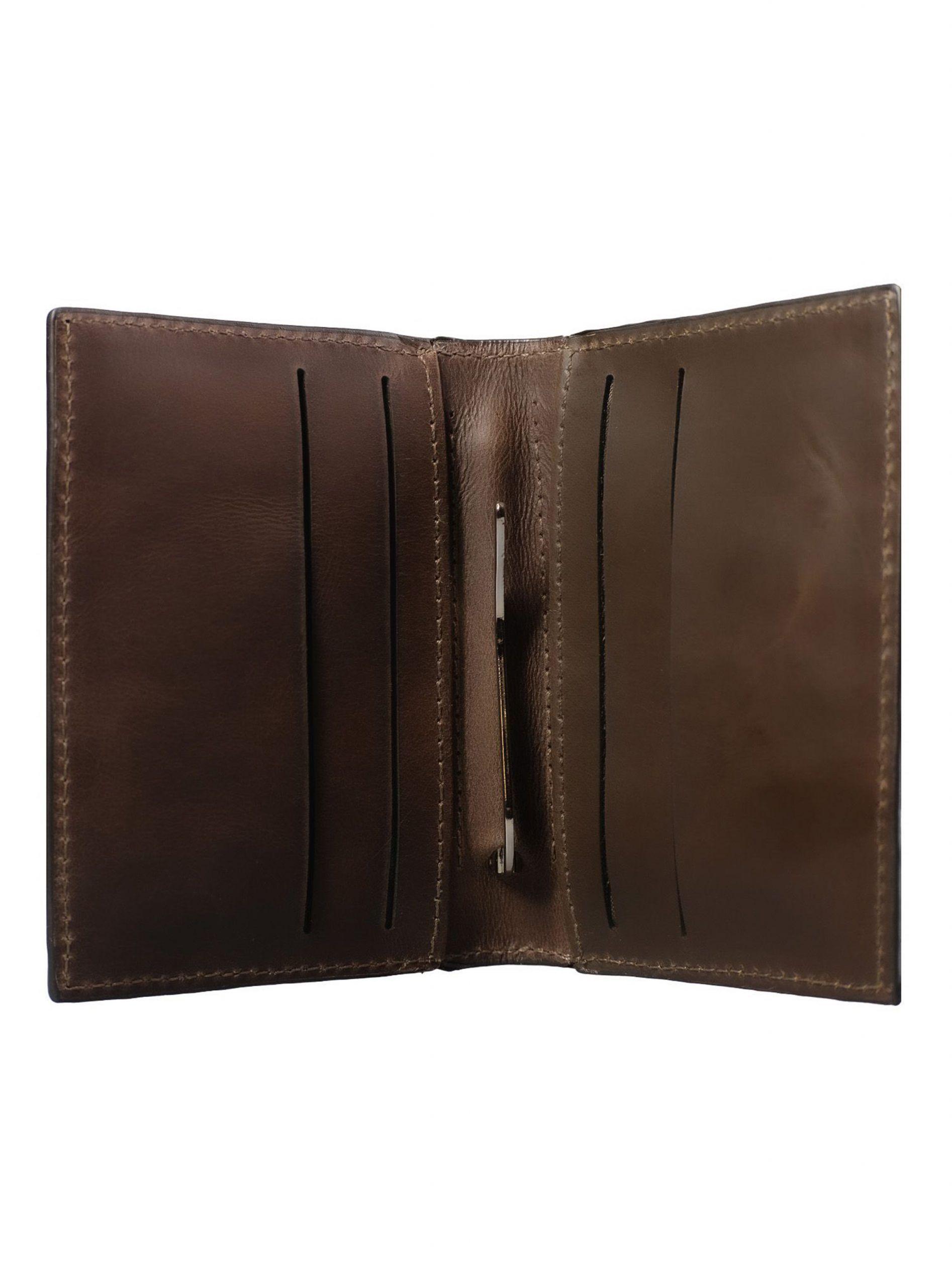 Tarjetero Portabilletes Craftmen  100% Cuero Natural -2