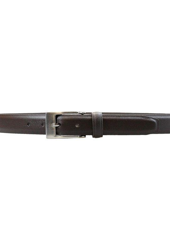 Cinturon Hombre 100% cuero natural cafe Evans Craftmen-1