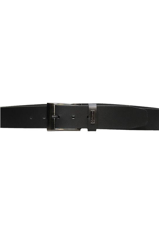 Cinturon Hombre 100% cuero natural negro Turner Craftmen-1