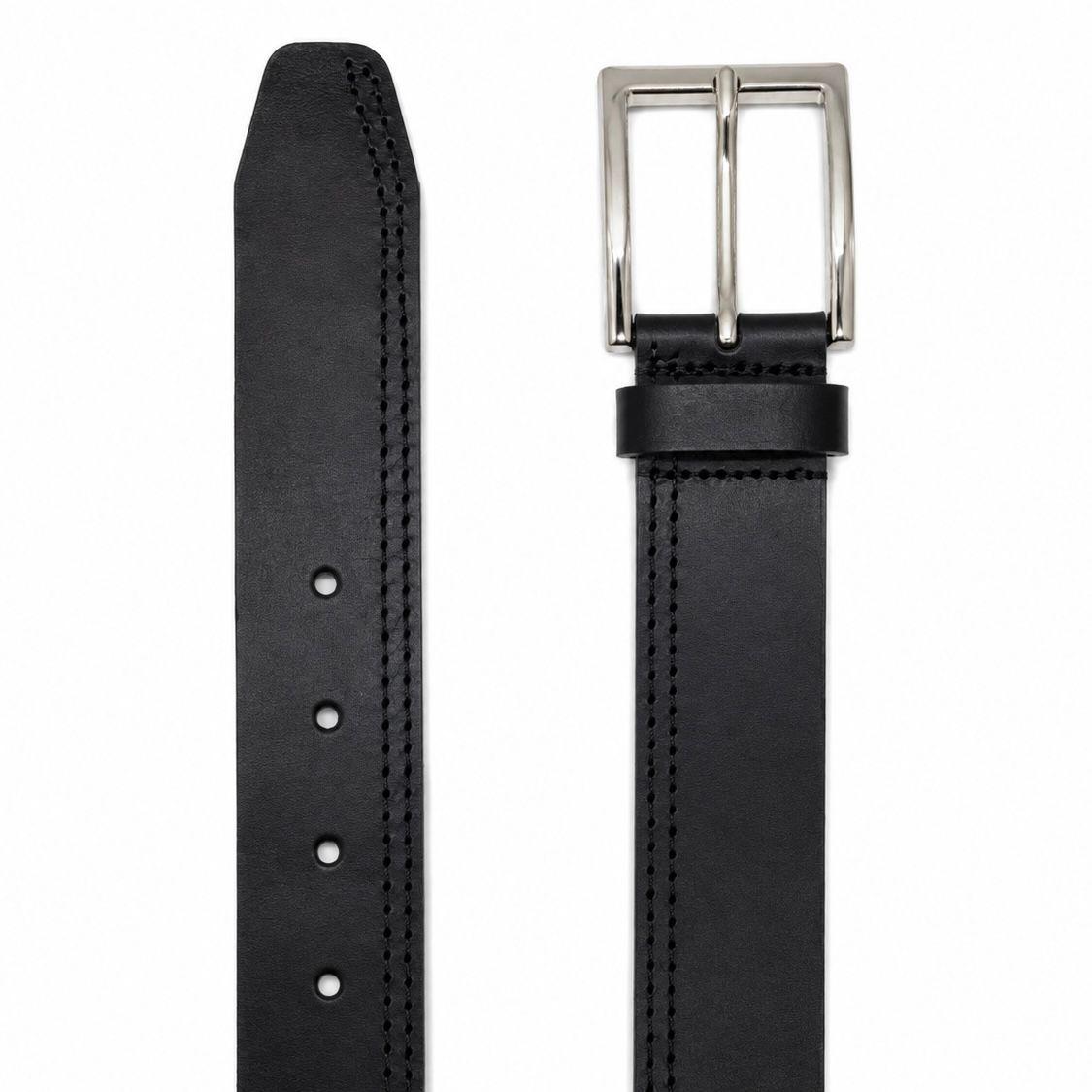 Cinturon Hombre 100% cuero natural negro MCC18-N  Craftmen-1