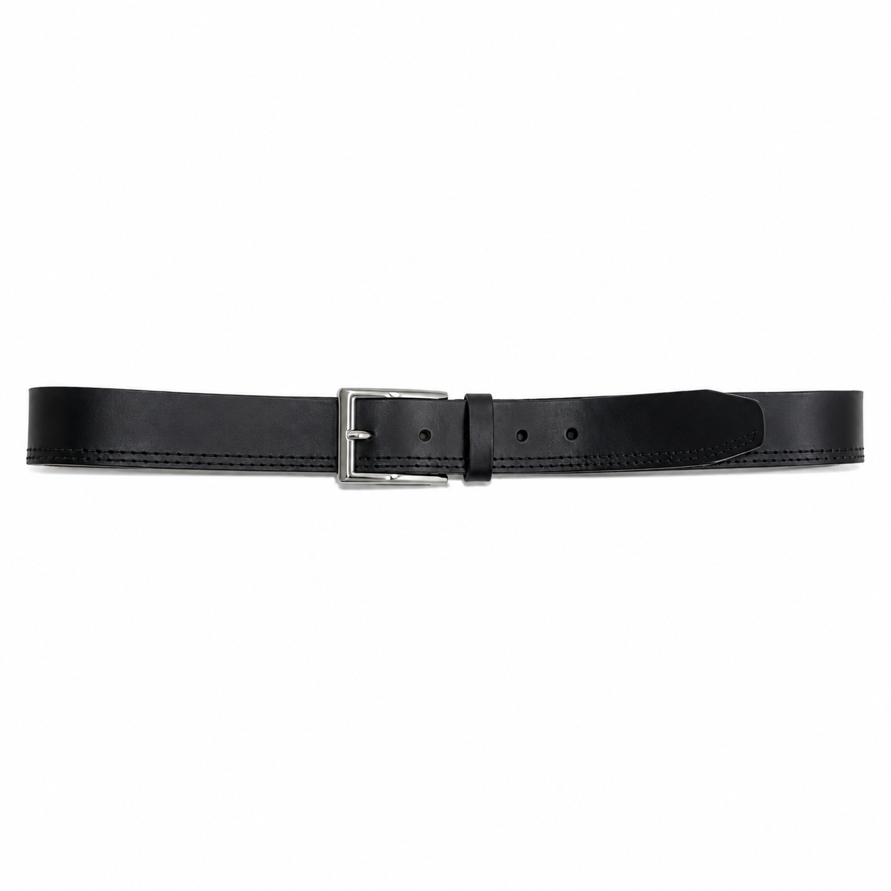 Cinturon Hombre 100% cuero natural negro MCC18-N  Craftmen-2