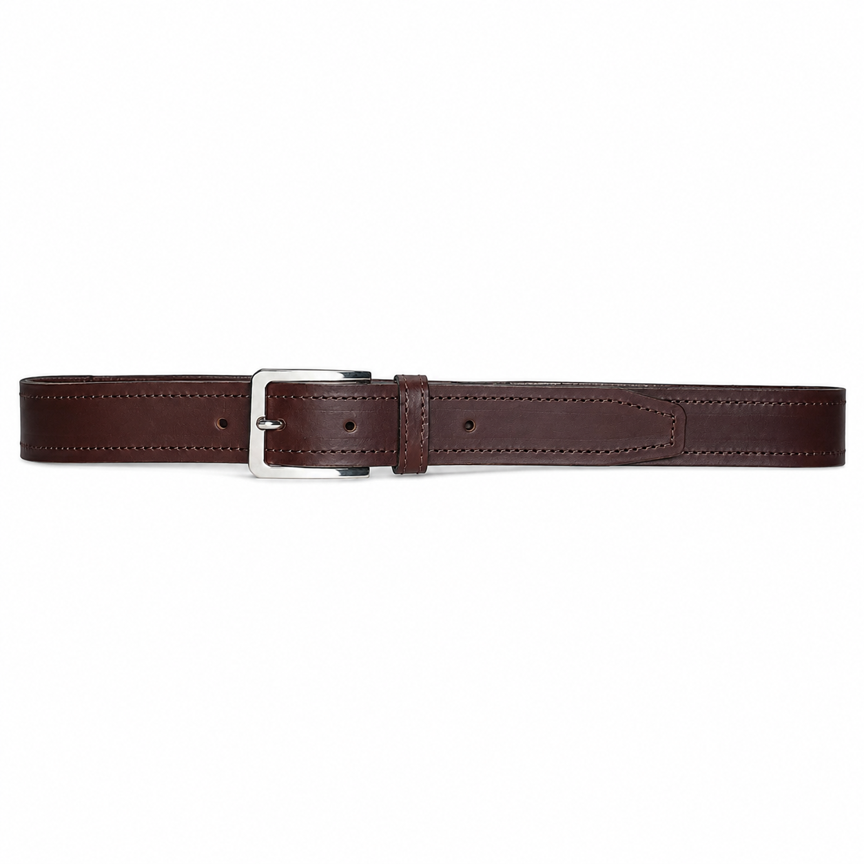 Cinturon Hombre 100% cuero natural café   Giulia Craftmen-2