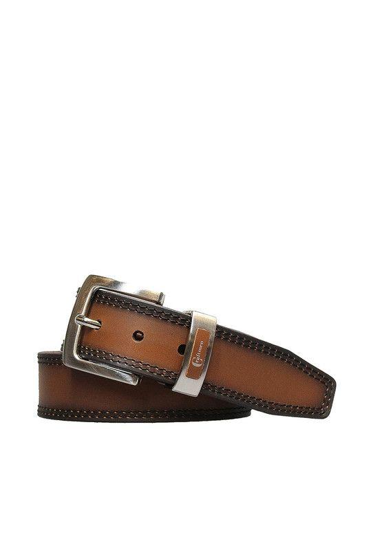 Cinturon Hombre 100% cuero natural miel Cooper Craftmen-0