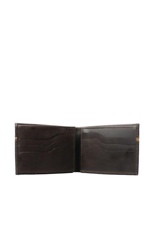 Billetera 100% cuero natural cafe Oxford Craftmen -2
