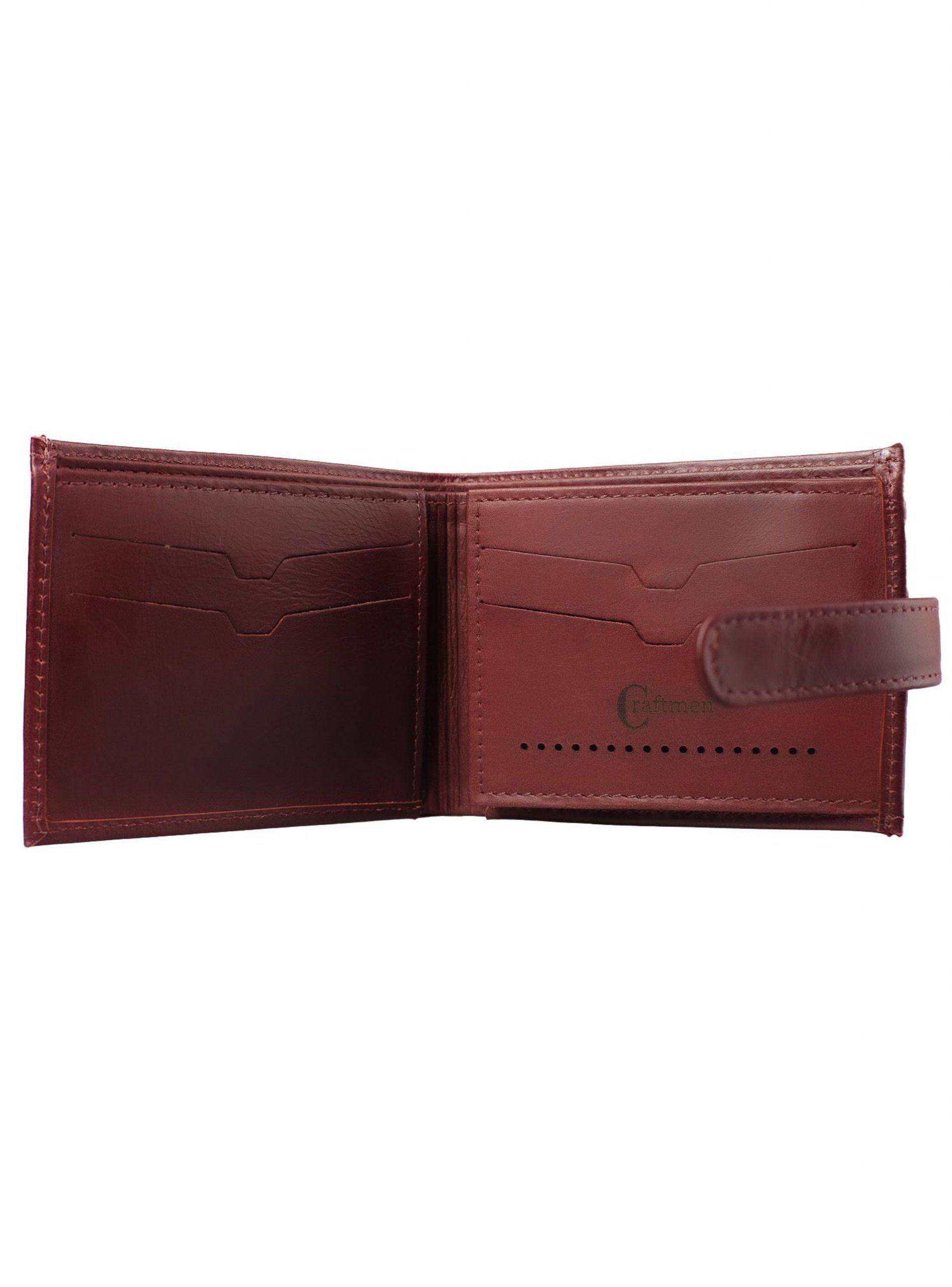 Billetera Craftmen con Lengüeta 100% cuero  genuino.-2