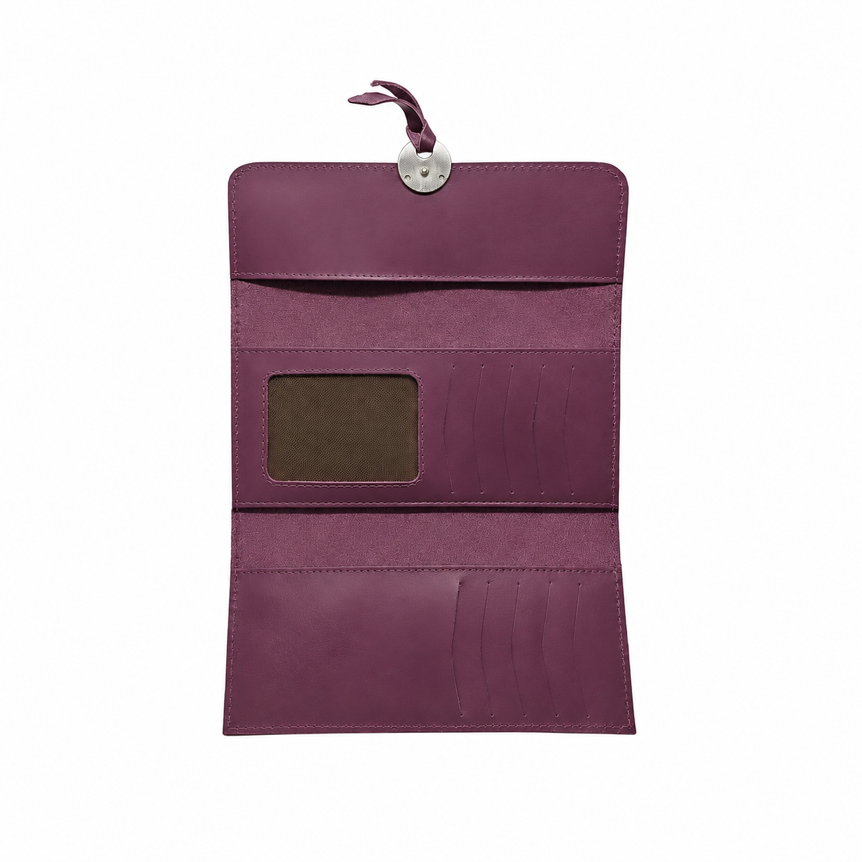 Billetera Mujer Nix Nicoletta 100% Cuero Genuino Rojo -2