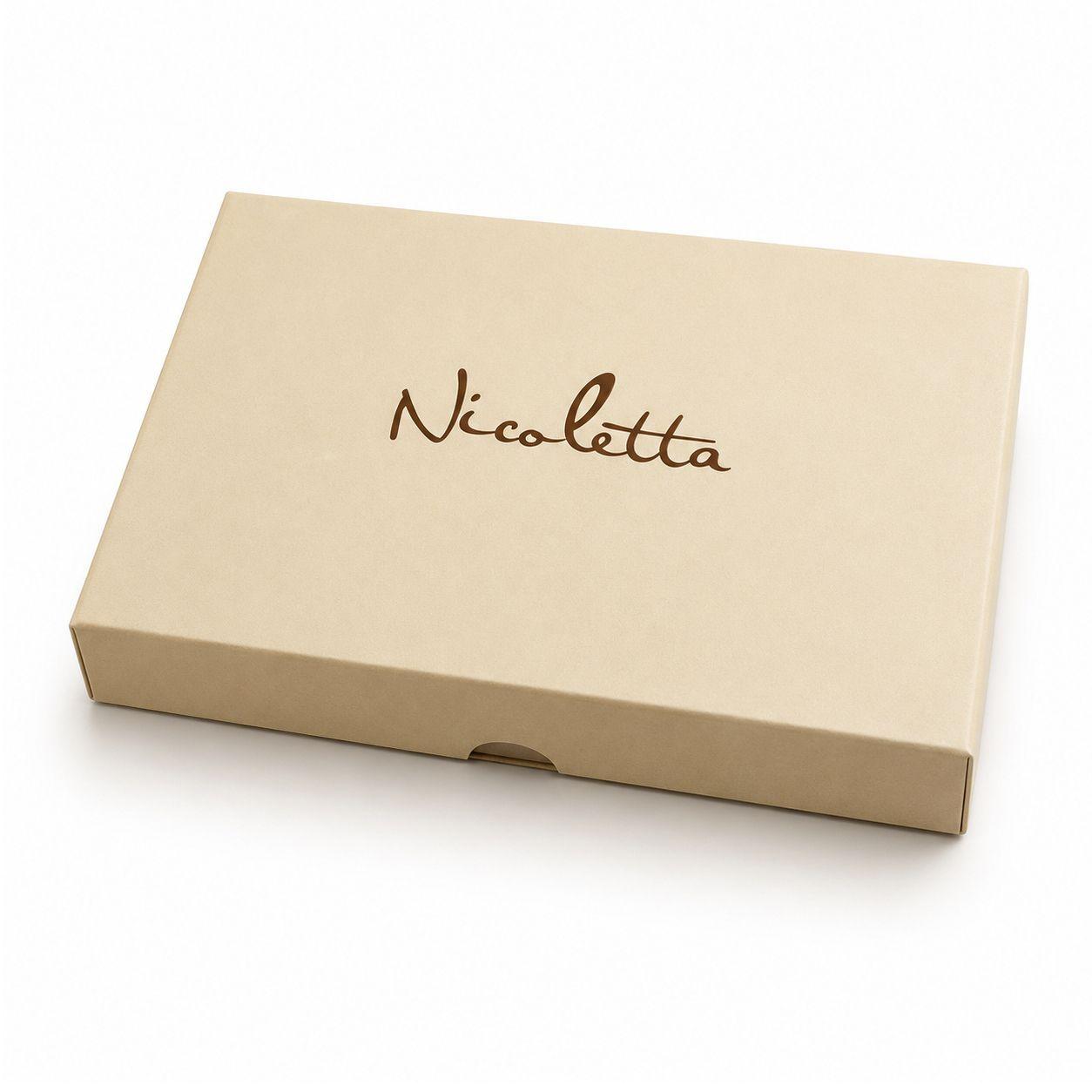 Billetera Mujer Nix Nicoletta 100% Cuero Genuino Rojo -3