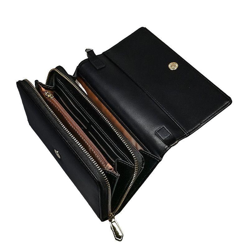Cartera Clutch Riviera  Negro, Ecocuero-2