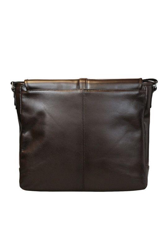 Morral Liuton café Craftmen 100% cuero genuino -2