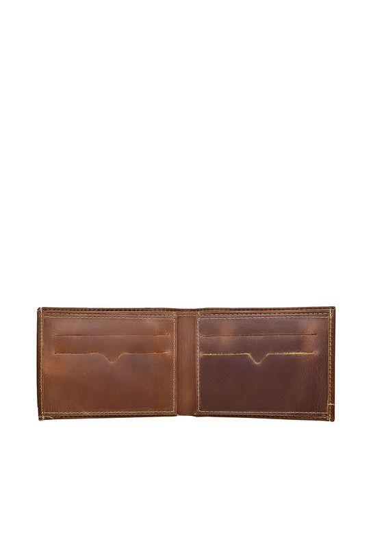 Pack Hombre Billetera-Llavero  100% cuero natural café claro  Riviera -3