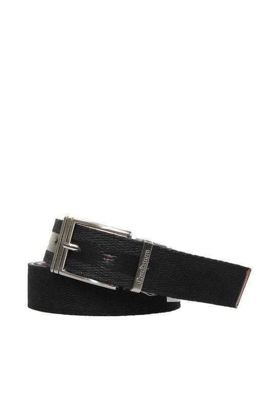 Cinturon  casual  Cuero- Reata Reversible  Brandy Negro Craftmen-1