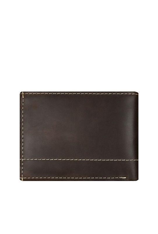 Pack Hombre Billetera-Llavero  100% cuero natural café  Riviera -2