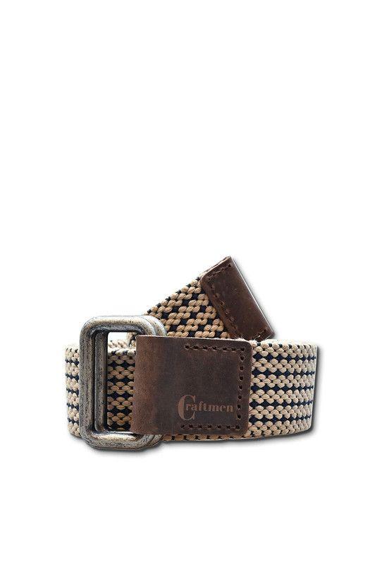 Cinturon Craftmen Reata Color Beige-Azul -0