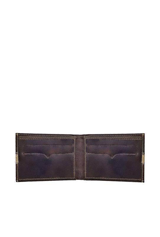 Pack Hombre  Billetera-Llavero, 100% Cuero Café-Beige Riviera-3