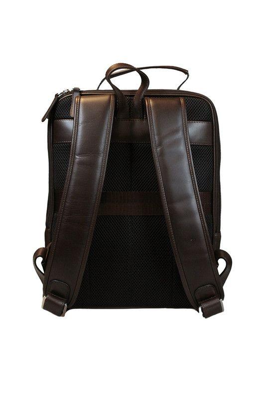 Mochila Notebook 15"  100% cuero natural café  Westminster Craftmen -2
