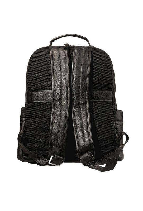 Mochila Notebook 15"  100% cuero natural negro Gregory  Craftmen -2