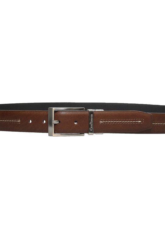 Cinturon Reversible  100% cuero natural café-negro  MCC27-CN Craftmen-2