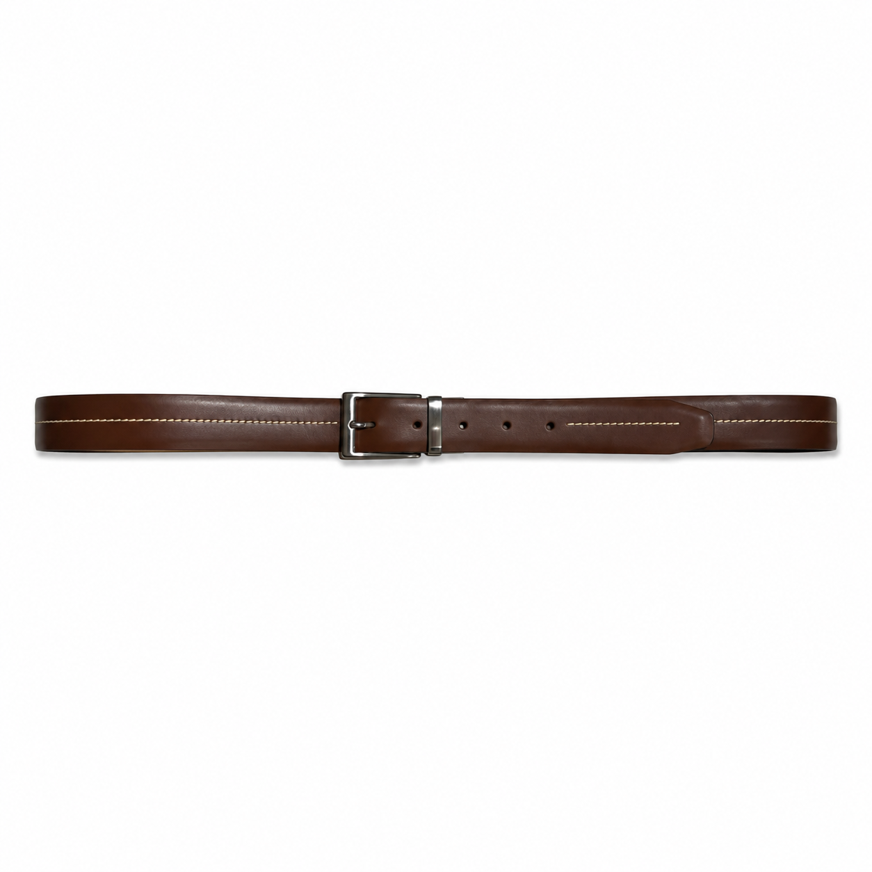 Cinturon Reversible  100% cuero natural café-negro  MCC27-CN Craftmen-2