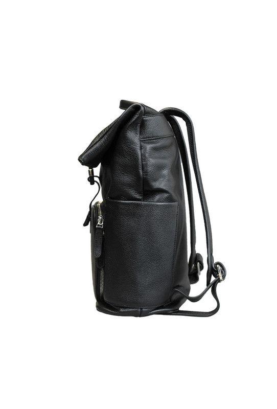 Mochila Notebook 16"  100% cuero natural negro  Belfast  Craftmen -4