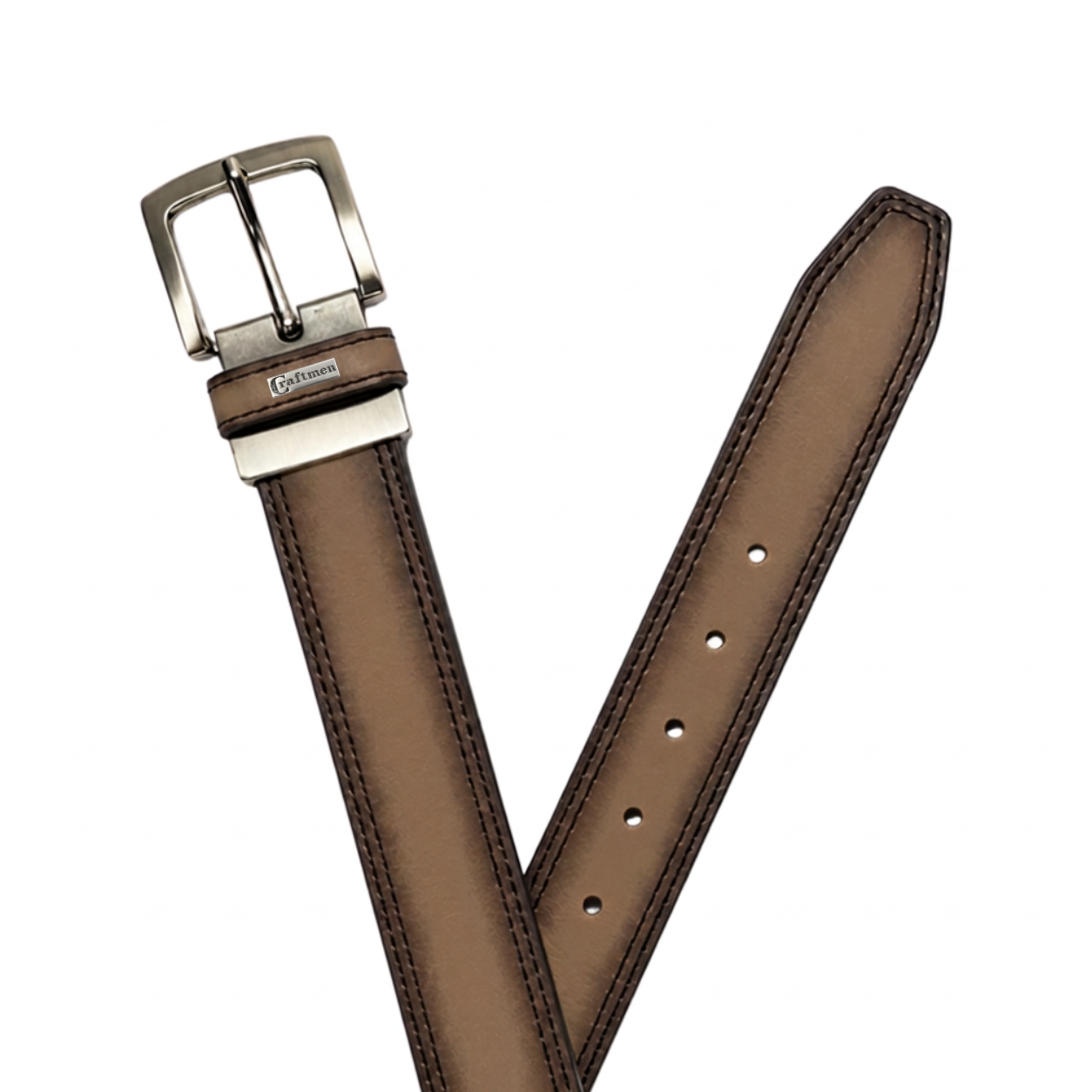 Cinturón Cuero Craftmen PREMIUM Valentino Hebilla Ajustable-5