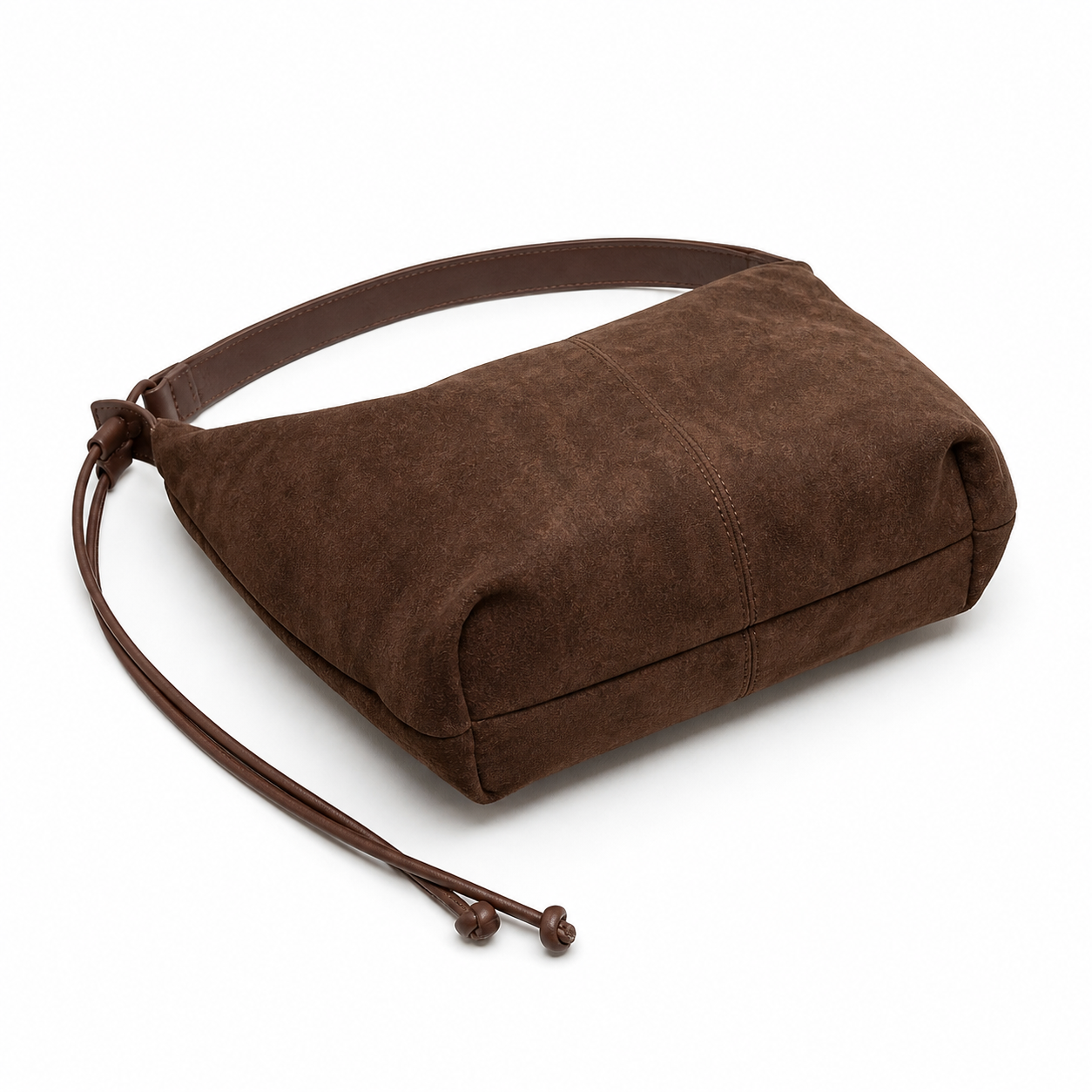 Cartera Hobo Medialuna Mujer Poligamuza Nicoletta -3