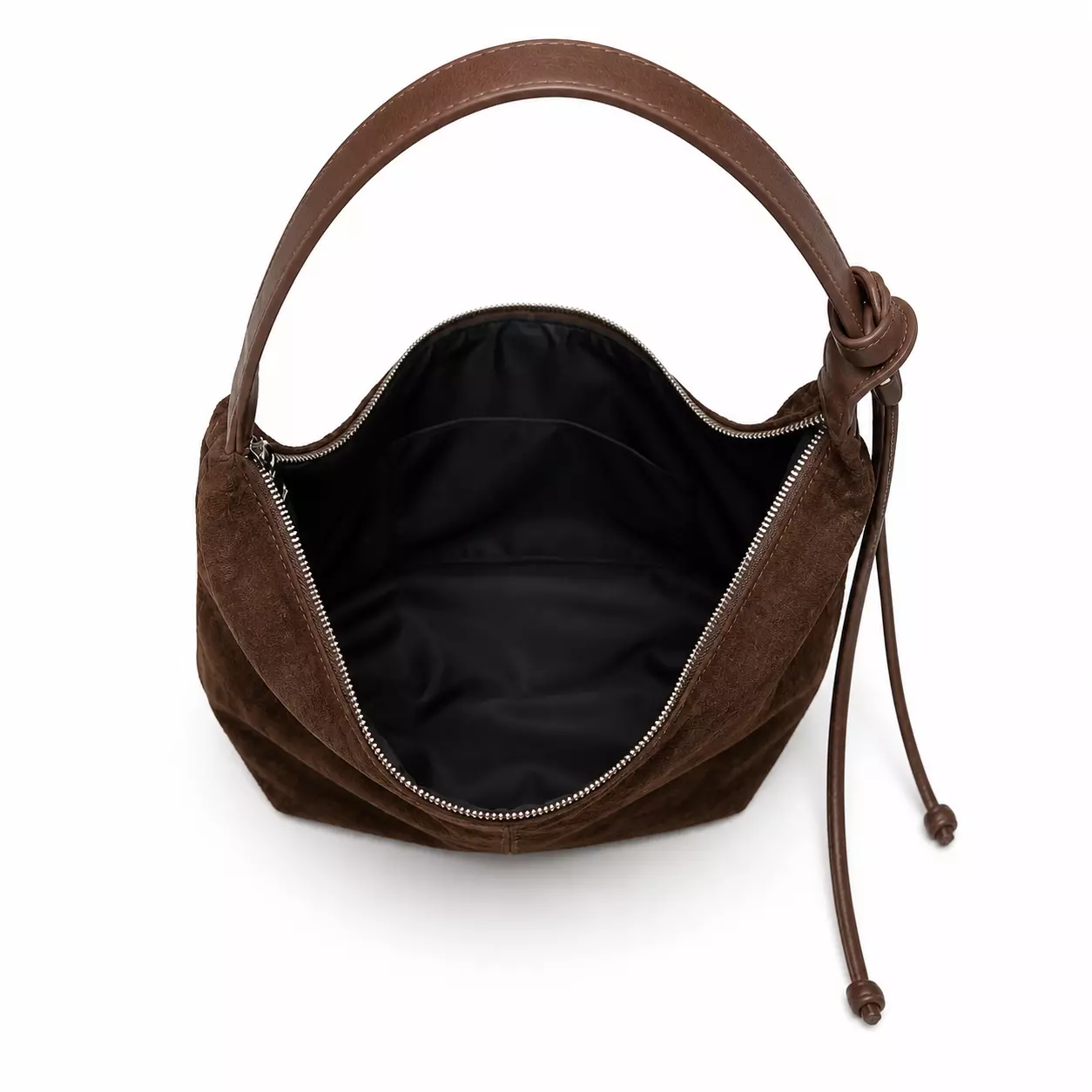 Cartera Hobo Medialuna Mujer Poligamuza Nicoletta -4