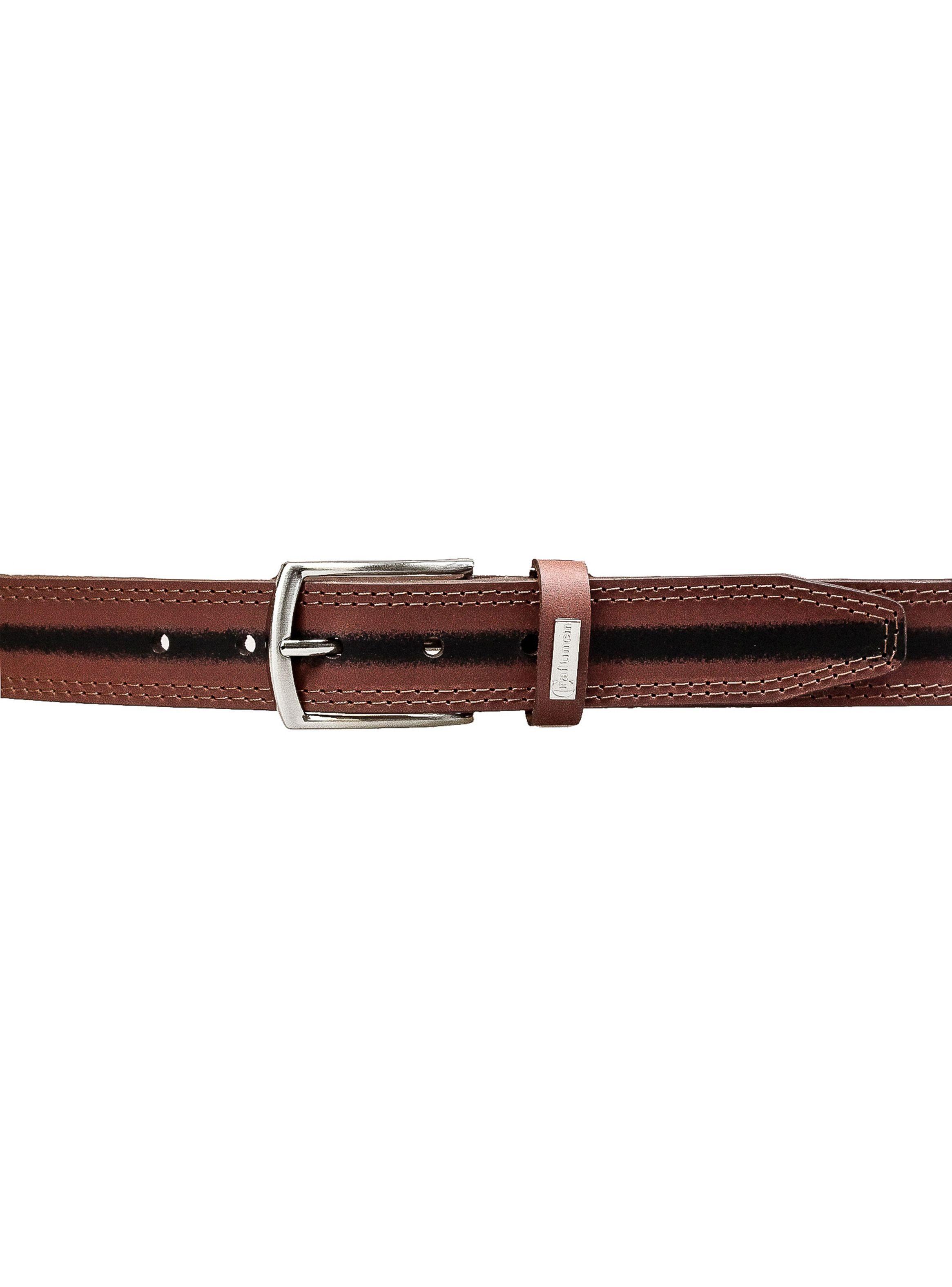 Cinturon Taylor  Hombre Craftmen  100% cuero genuino  coñac-1