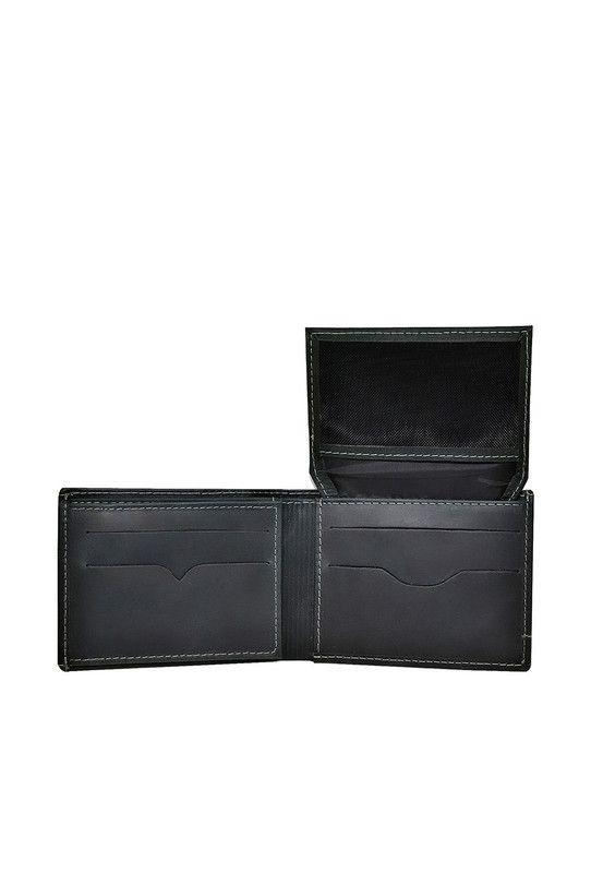 Pack Hombre  Billetera-Cortapluma, 100% Cuero natural negro Riviera-3