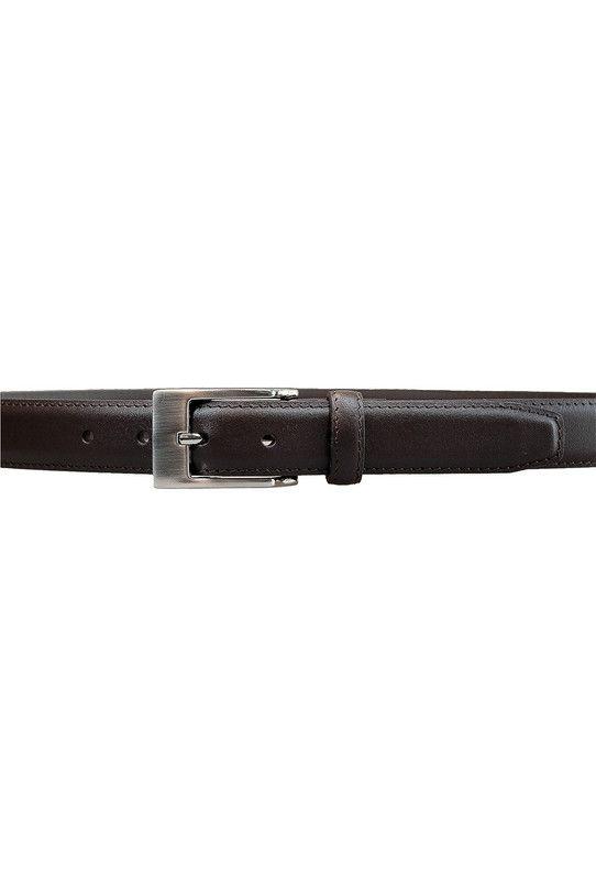 Cinturon Hombre 100% cuero natural cafe  Wilson  Craftmen-1