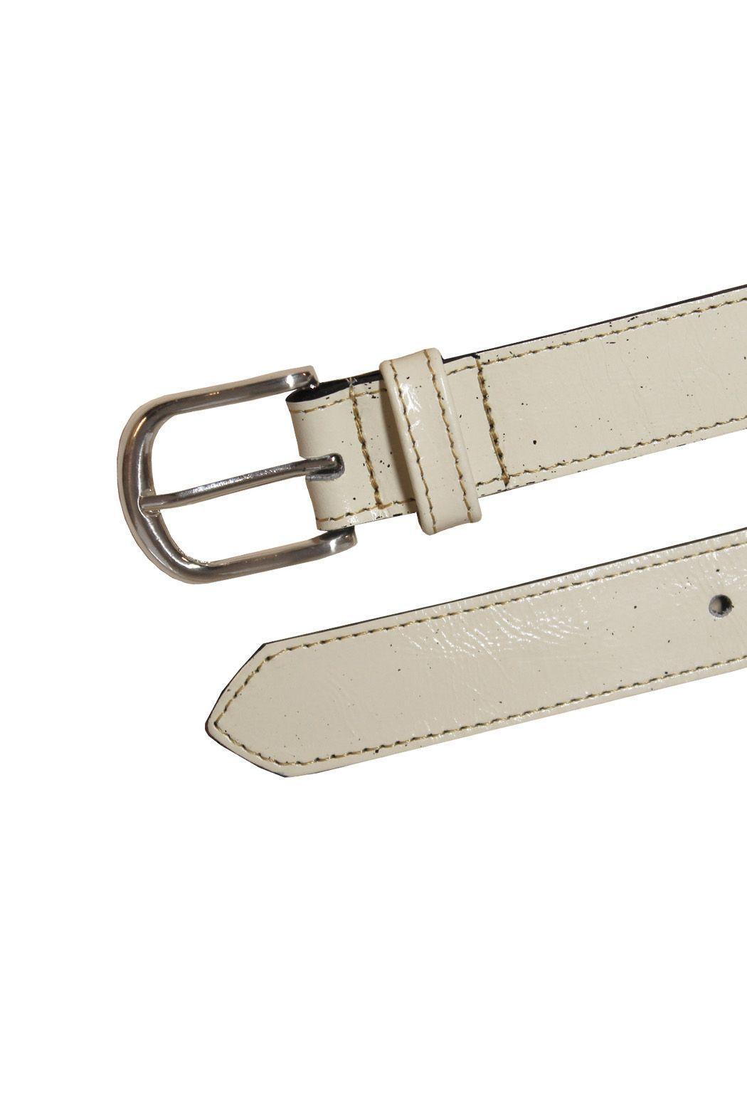 Cinturón Cuero Genuino Dalia beige-2