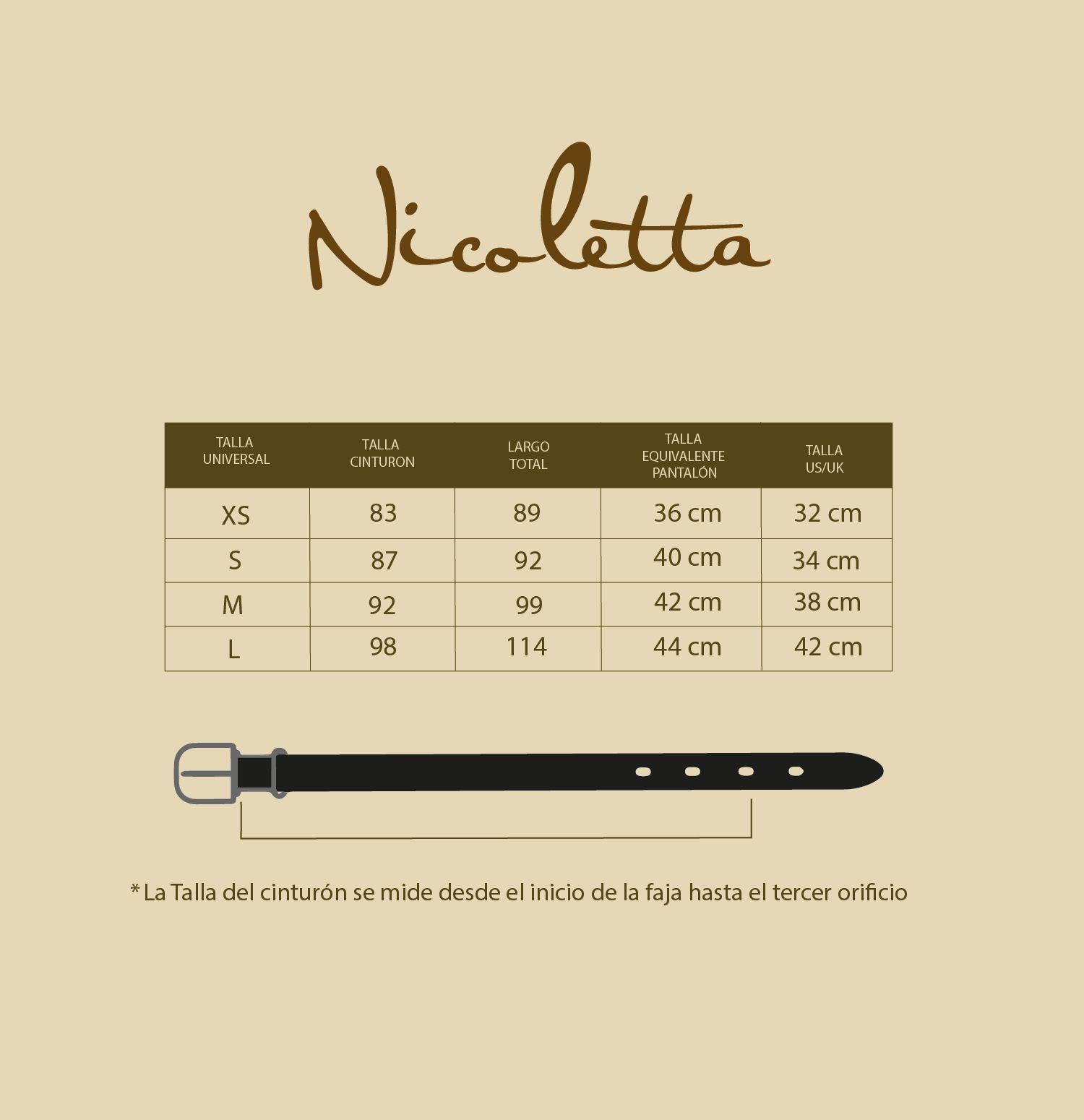 Cinturón Cuero Genuino Dalia beige-4