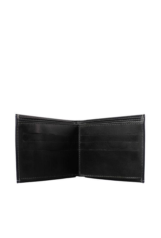 Billetera 100% cuero natural negro Cambridge Craftmen -2