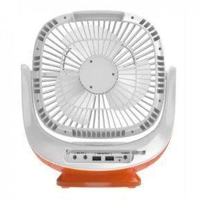Ventilador Recargable Solar / Linterna / Radio / Bluetooh-6