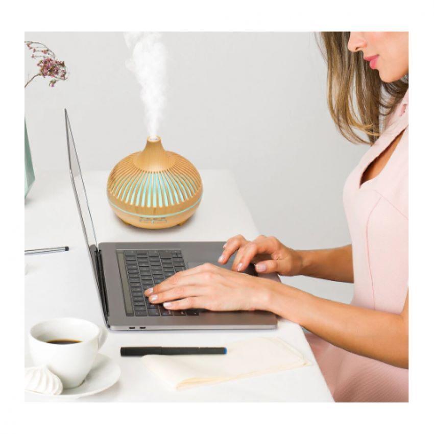 Humidificador Aire con Control remoto, 7 colores FT901A Beige-3