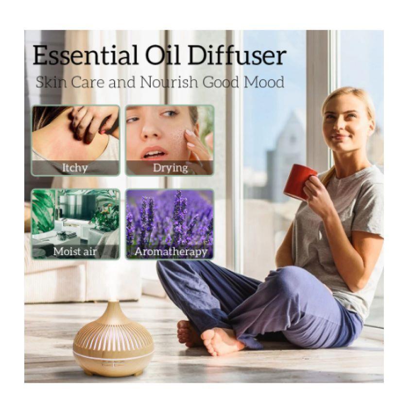 Humidificador Aire con Control remoto, 7 colores FT901A Beige-2