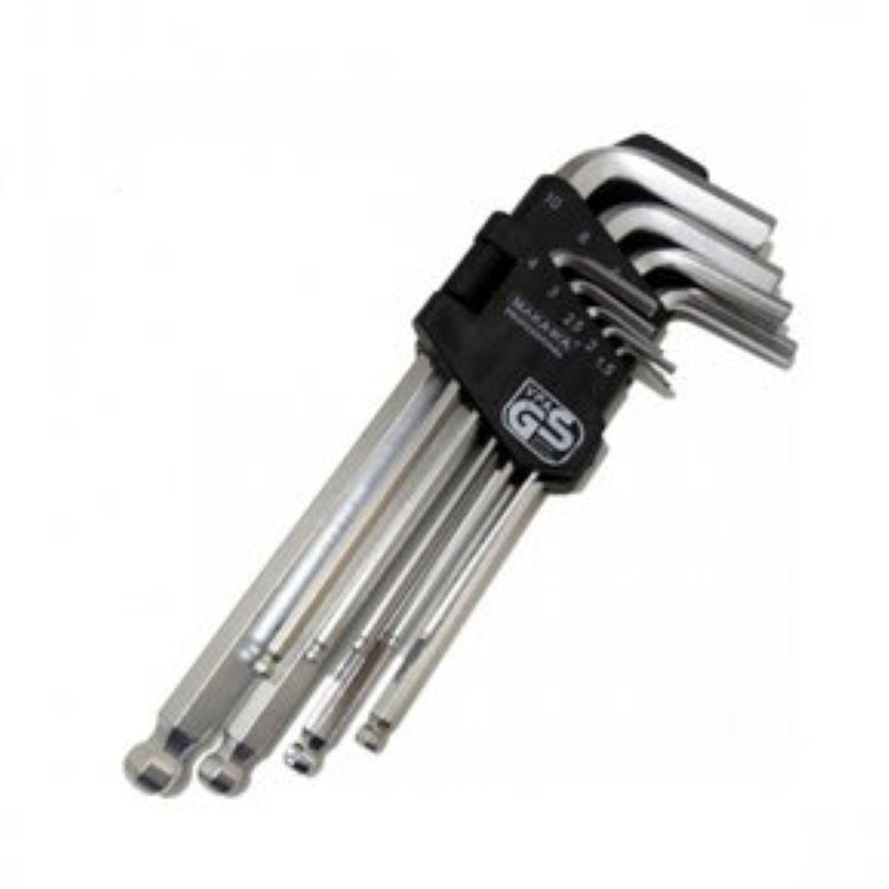 Set 9 Llaves Allen Mediano Uso Profesional-1