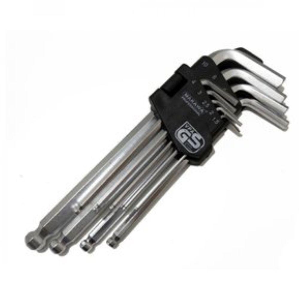 Set 9 Llaves Allen Mediano Uso Profesional-0