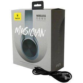 Audifono Bluetooth Musican Boccini Plateado-5