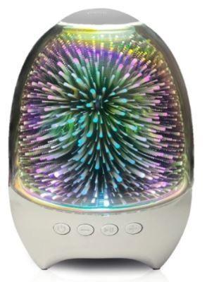 Parlante Lampara de Mesa Luz Led 3D de Estrellas-0