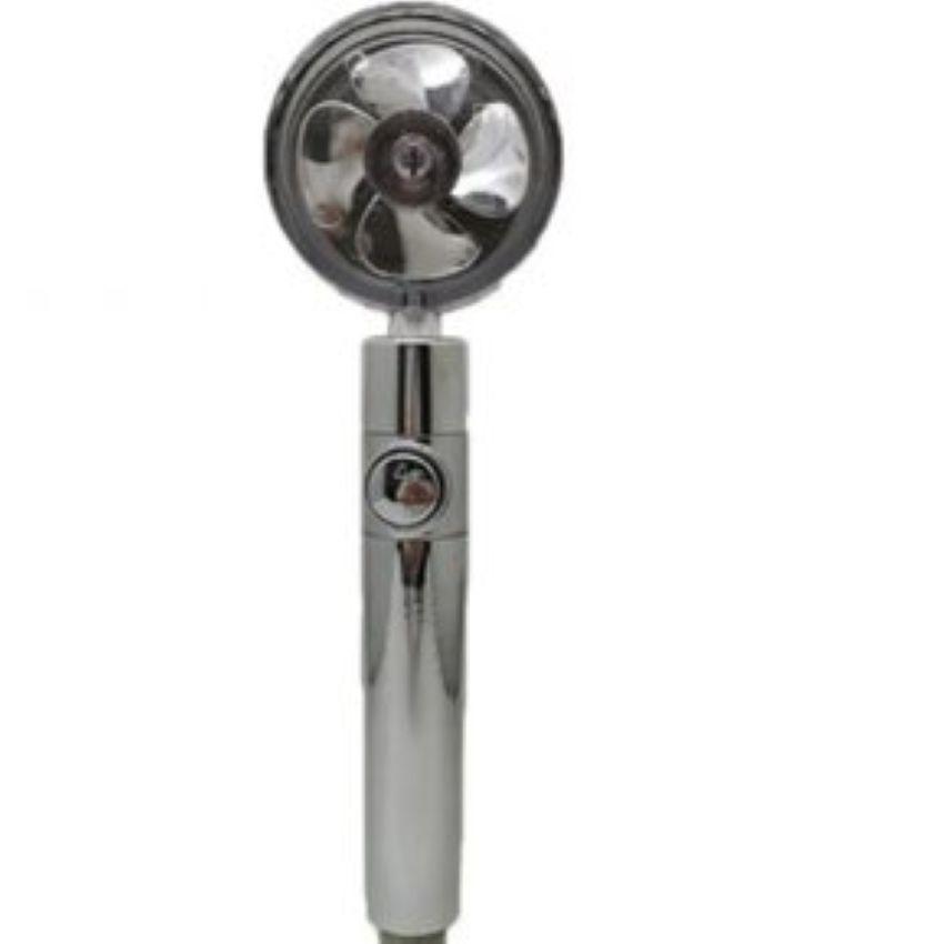 Eco Ducha Cabezal Ducha Telefono Turbina Aumenta Presion Azul -6