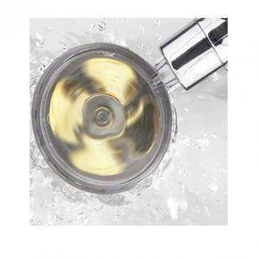 Eco Ducha Cabezal Ducha Telefono Turbina Aumenta Presion Azul -3